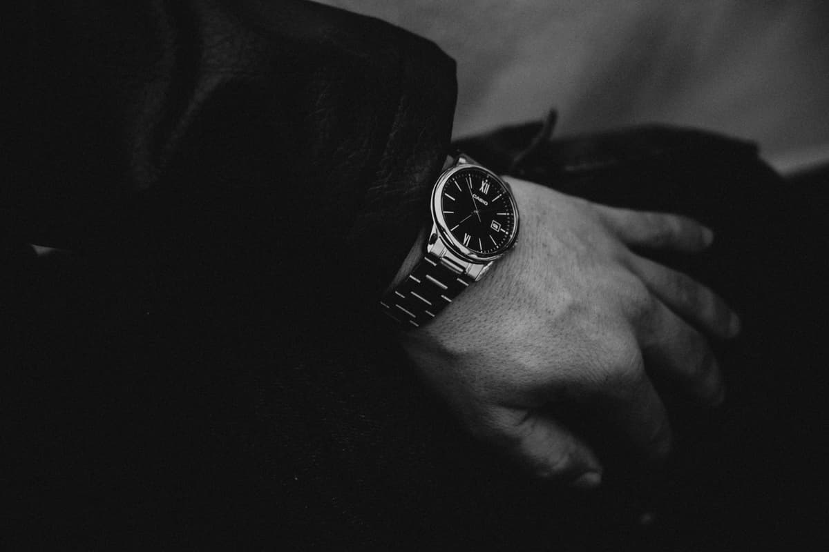 product shot, luxury watch, black velvet, minimalist